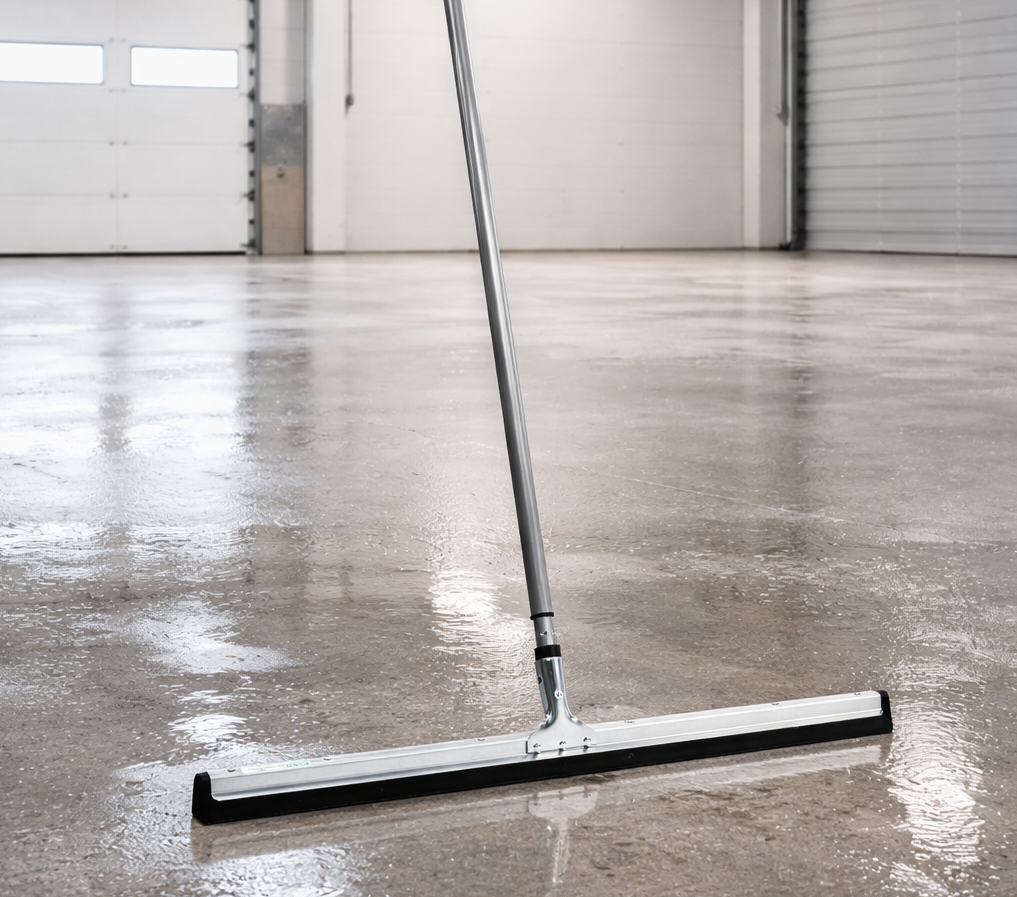 Stabiler Wasserschieber Wasserabzieher mit Teleskopstiel stufelos verstellbar Breite 45cm 55cm 75cm