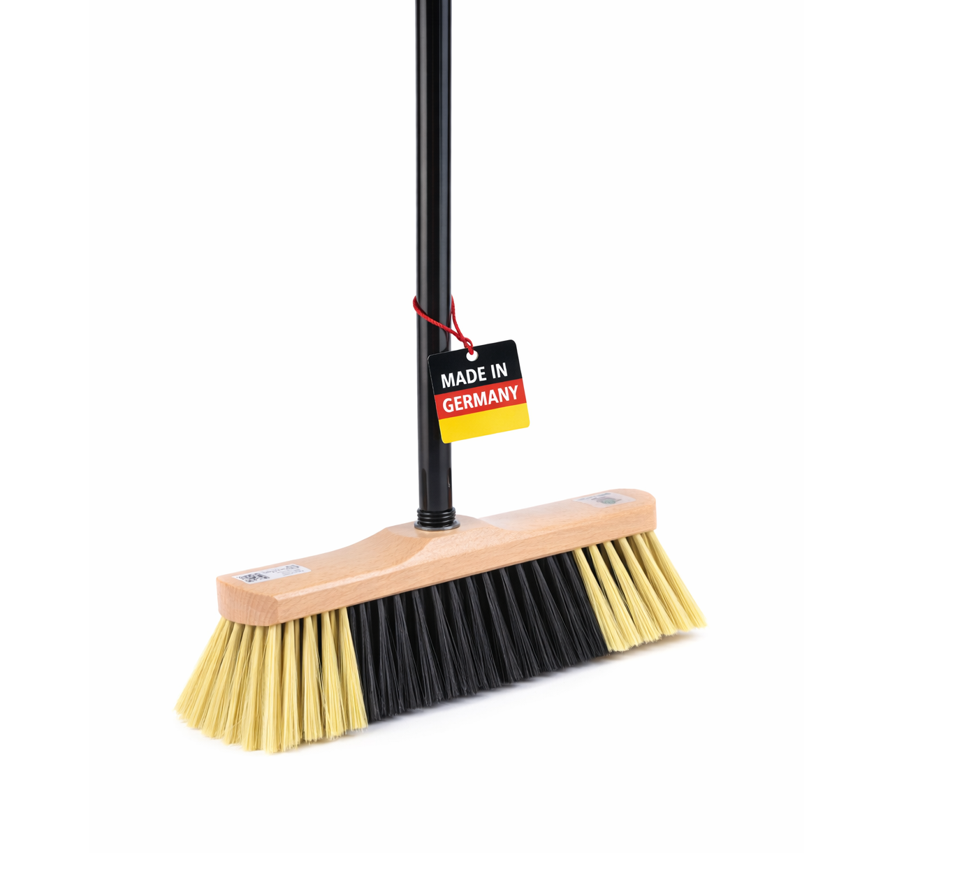 Room broom sweeping broom 30cm soft synthetic hair bristles with handle metal handle 120cm long 