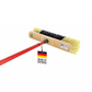 Room broom sweeping broom 30cm synthetic hair bristles with telescopic handle adjustable 140cm 