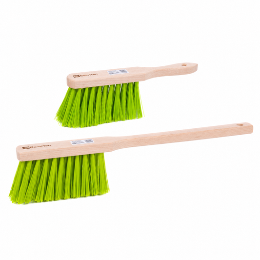Handfeger mit PET-Borsten – Handbesen 28/43 cm | Gartenbesen