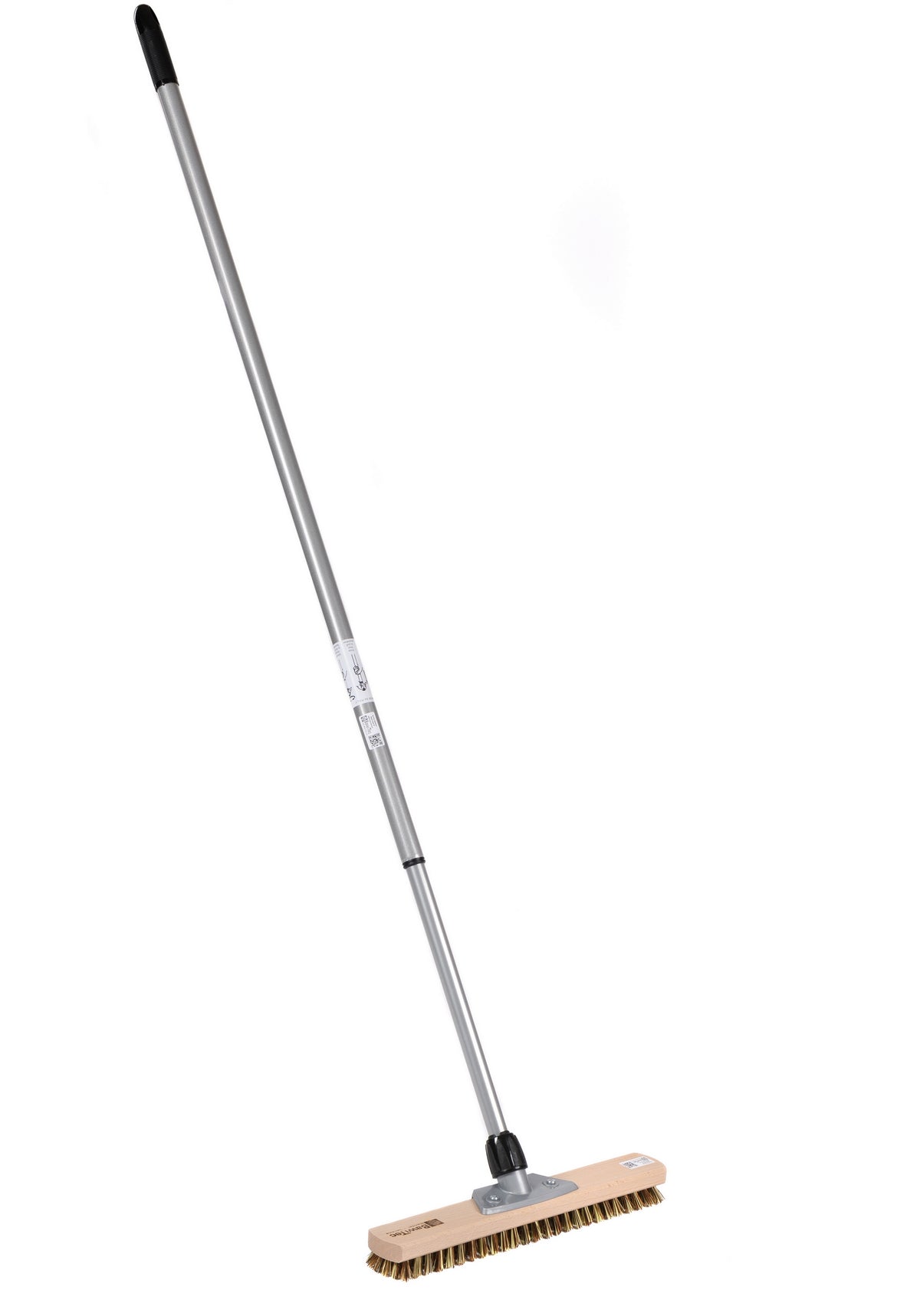 Großraumschrubber 40 cm mit Teleskopstiel und harten Borsten