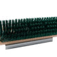 BawiTec Gartenbesen 40 cm mit Kratzleiste, grüne PET-Borsten