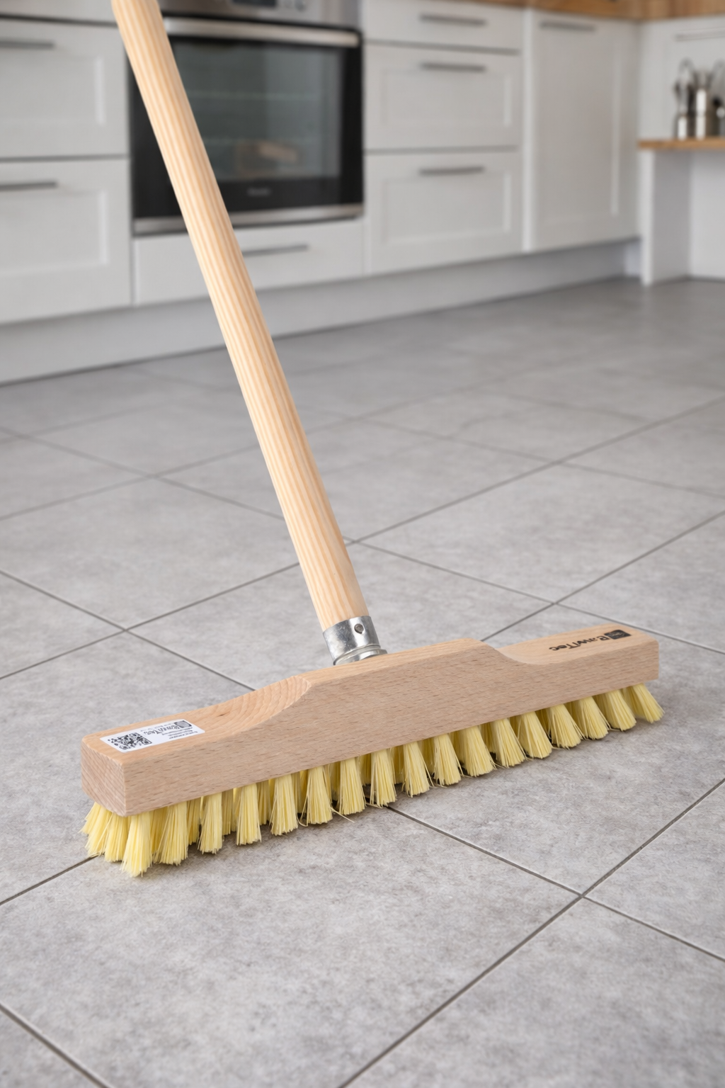 Rheinischer Wischer Schrubber mit passendem Stiel klein und handlich in verschiedenen Varianten