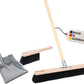 Kehrbesen Industriebesen Kehrset 4tlg. Breite 60cm mit Stiel Länge 140cm Handfeger und Metall-Kehrschaufel