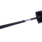 Pack of 25 toilet brushes, toilet brushes, black replacement brushes, plastic replacement 