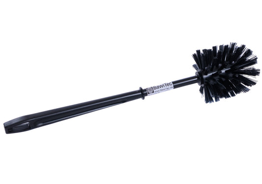 Pack of 25 toilet brushes, toilet brushes, black replacement brushes, plastic replacement 