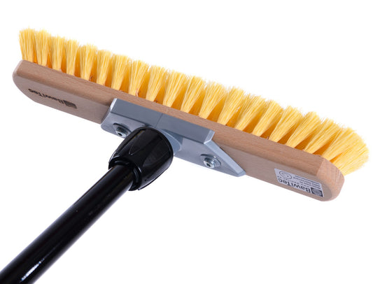 Wiper scrubber Myprene synthetic bristles width 30cm with metal telescopic handle