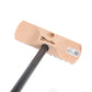 Scrubber 22cm with telescopic handle, infinitely adjustable, max. 130cm length, white plastic bristles