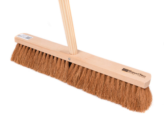 Coconut broom natural fiber bristles with handle/broom handle standard handle hole hall broom sweeping broom coconut