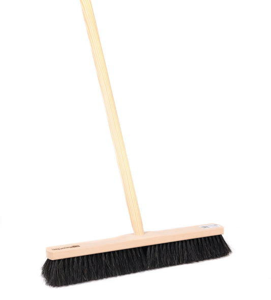 Natural hair horsehair broom with handle/broom handle, very soft broom with handle hole and wooden handle