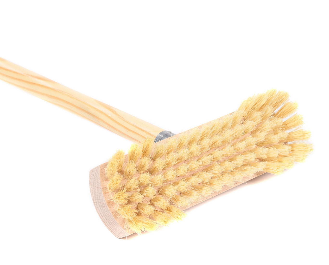 Scrubber with beard 22cm with thread and wooden handle