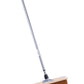 Hall broom coconut broom with telescopic handle, infinitely adjustable sweeping broom plant fiber coconut bristles