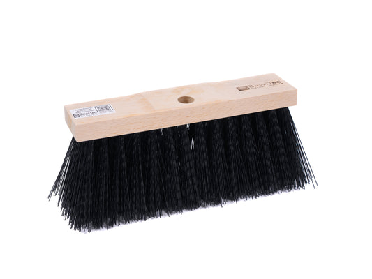 Special street broom Elaston-black extra long bristles black