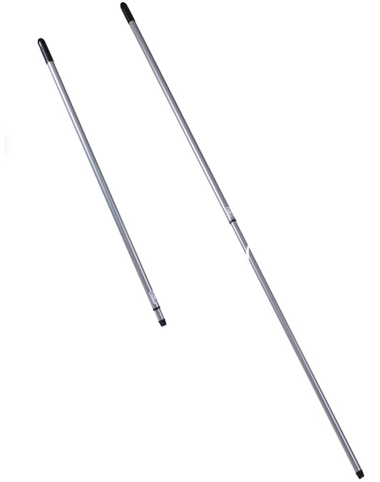 Telescopic handle silver gray 105-200cm continuously extendable/adjustable universal handle 