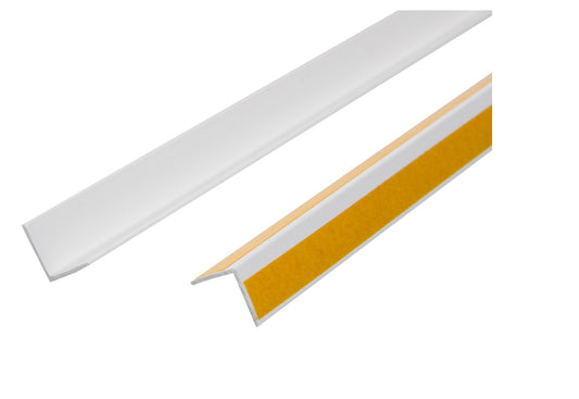 Kunststoff Winkelprofil selbstklebend (Aussen) weiß 15x15mm Innenecke