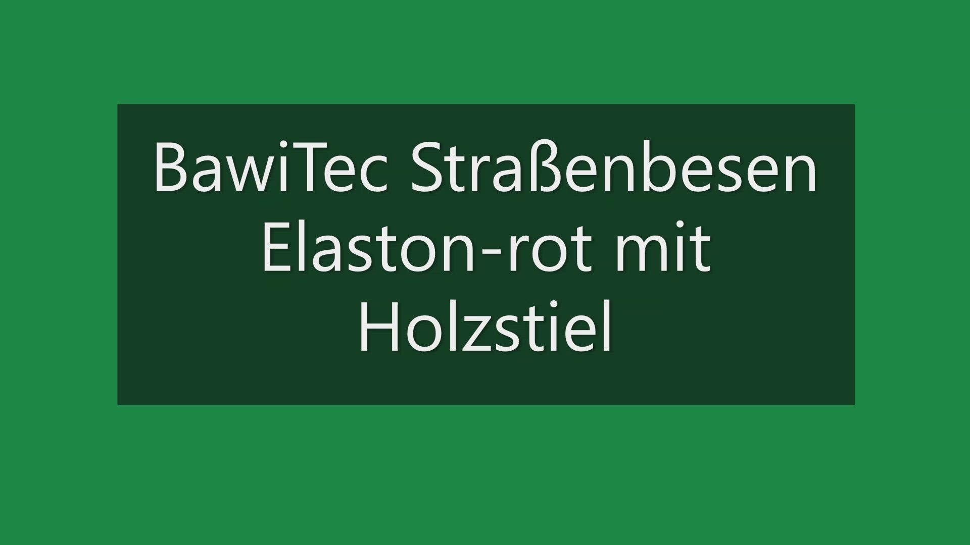 Profi Straßenbesen Elaston/Eralon-Kehrbesen Saalbesen Besen mit 28er-Stiel  – BawiTec- Badewien GbR Handel + Service