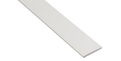 Qualitäts Kunststoff Abdeckleiste Flachleiste weiß Flachprofil