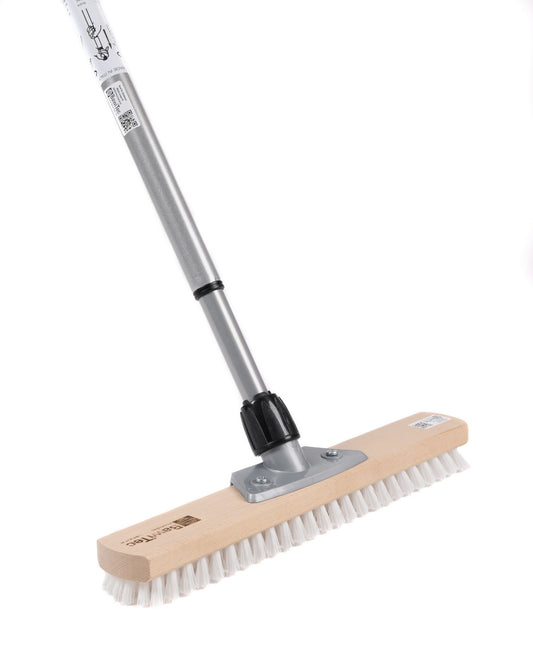 Large-capacity scrubber 40cm wide ppn plastic bristles with adjustable telescopic handle
