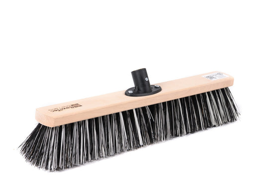 Universal broom OssiBlitz bristle mix with plastic holder for standard handles
