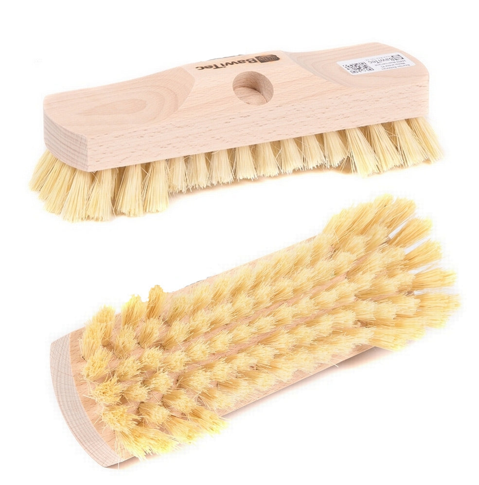 Scrubber 22cm MyprenFibre with beard and thread scrub brush without handle